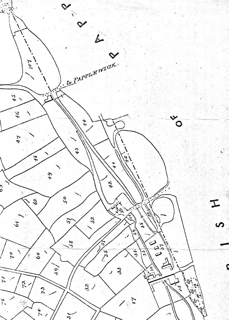 Linby Tithe Map of 1841 - Moor Pond Wood - Moor Pond Wood